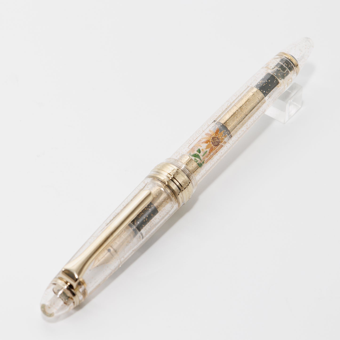 Sunflower, Wajima full Makie gold converter for Sailor pens