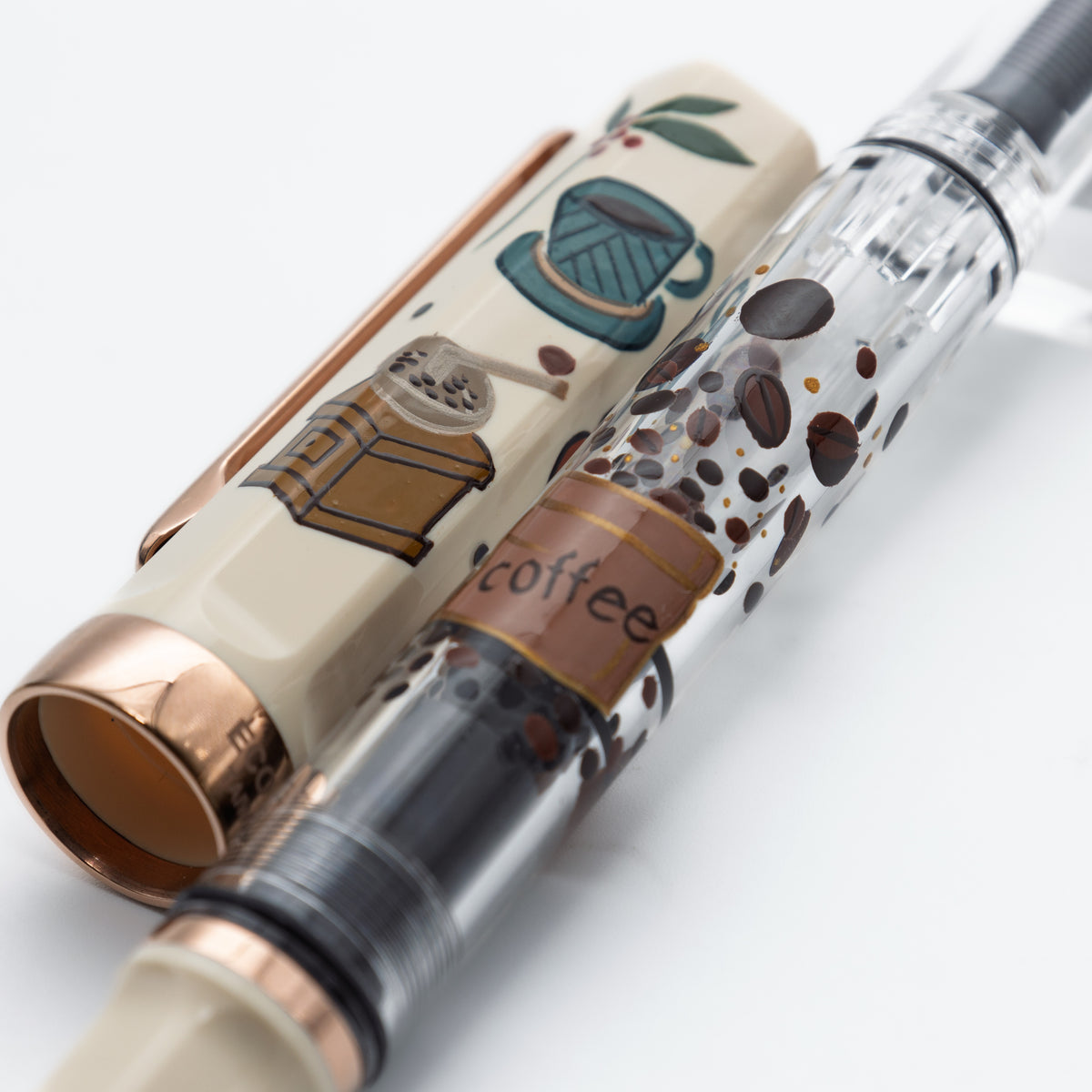 Quartier latin Cafe au lait, Wajima Makie TWSBI ECO