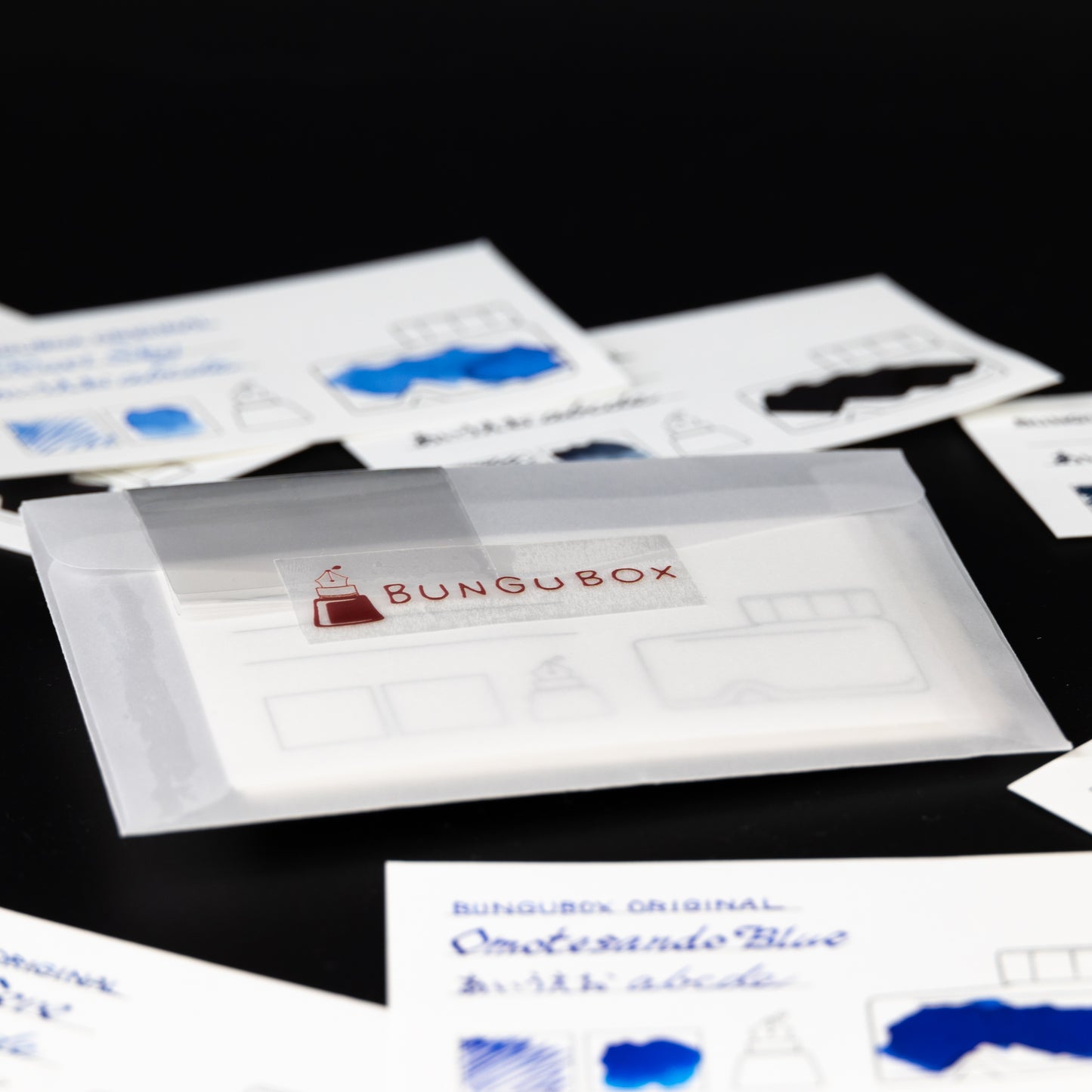 インク色見本カードセット〈青系〉