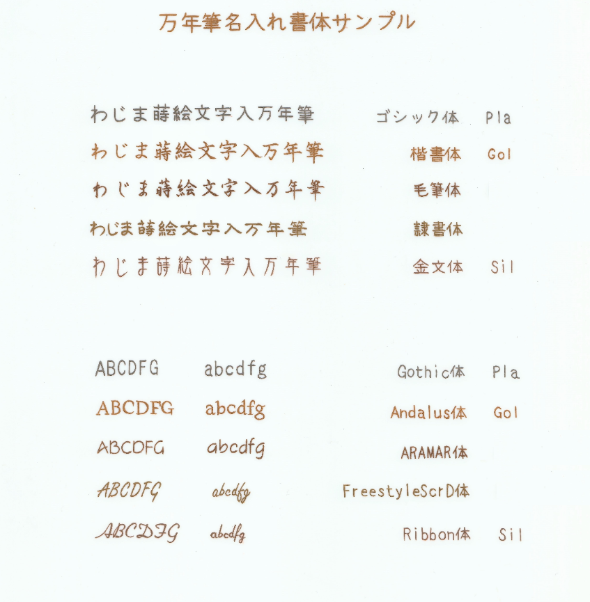 輪島蒔絵 お名入れ