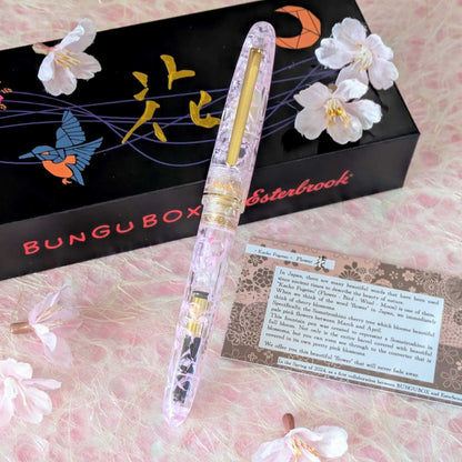 Kachofugetsu - Flower Fountain Pen BUNGUBOX x Esterbrook