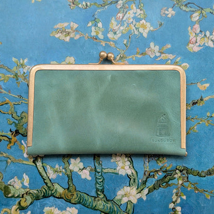 Almond Blossom, Metal Clasp Pen Case for 3 short pens, BUNGUBOX x Penguin Kaban-sha