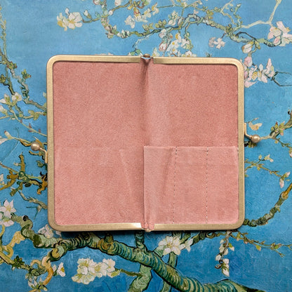 Almond Blossom, Metal Clasp Pen Case for 3 short pens, BUNGUBOX x Penguin Kaban-sha