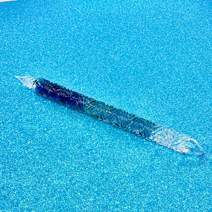 Blue Marine swell glass pen, BUNGUBOX x Synchronicity Glass Art