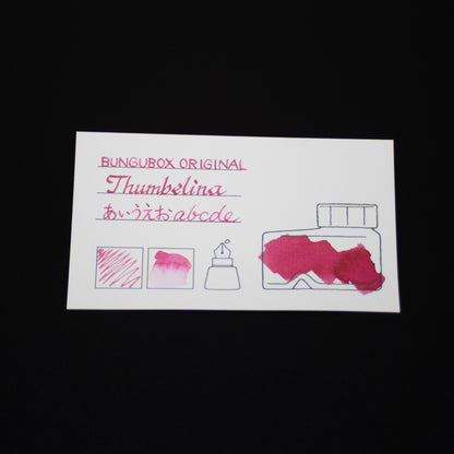 インク色見本カードセット〈赤・茶・古典インク・顔料インク〉