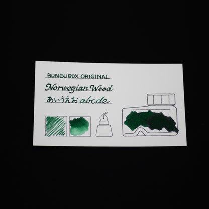 インク色見本カードセット〈緑・紫・黄〉