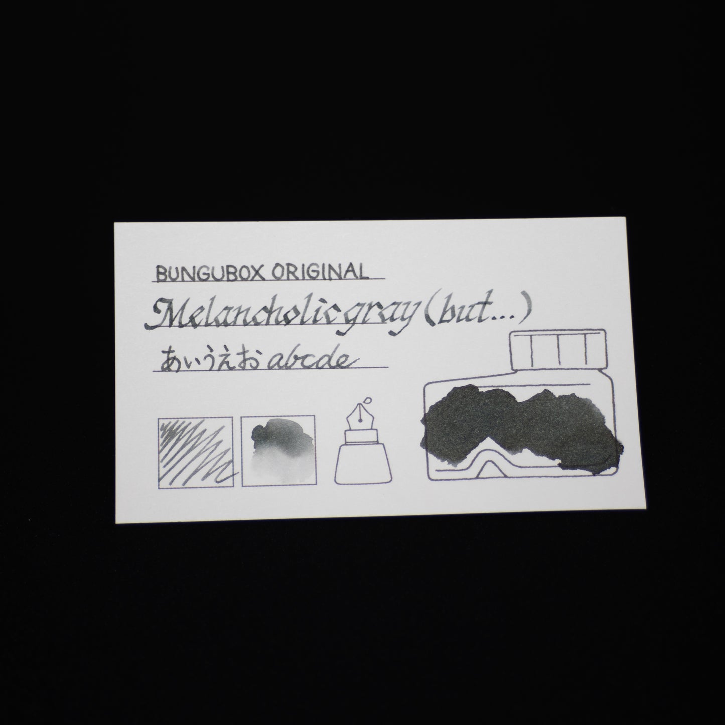 インク色見本カードセット〈緑・紫・黄〉