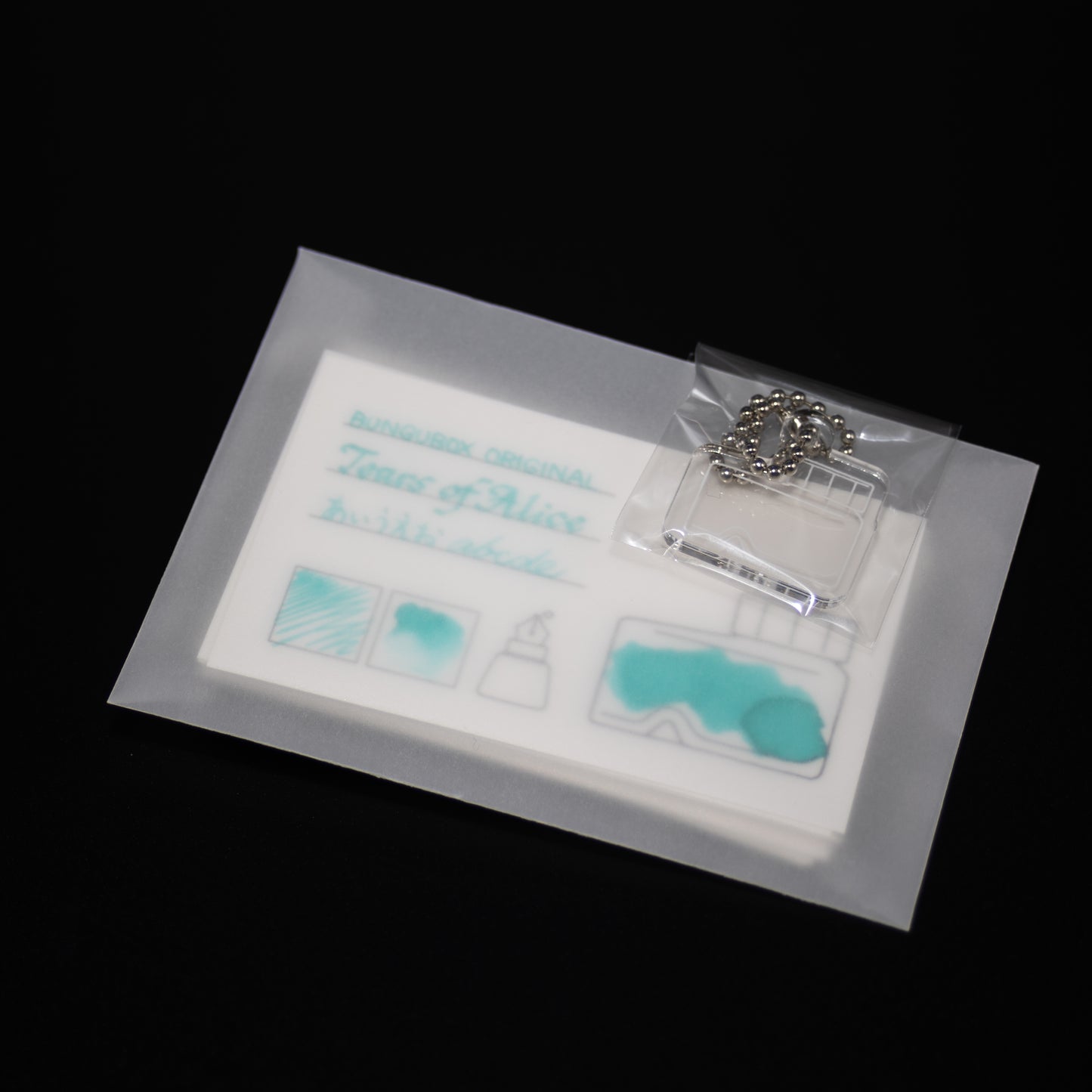 インク色見本カードセット〈緑・紫・黄〉