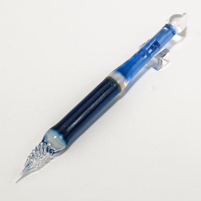 Blue Bird glass pen BUNGUBOX x Synchronicity Glass Art