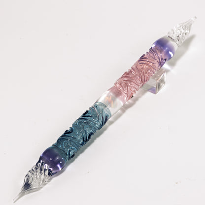 Hydrangea Double-sided Glass Pen, BUNGUBOX x Synchronicity Glass Art