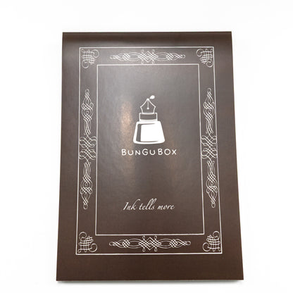 BUNGUBOX Bumpy Memo Pad for Fountain Pens, L　