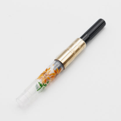 Sunflower, Wajima full Makie gold converter for Sailor pens