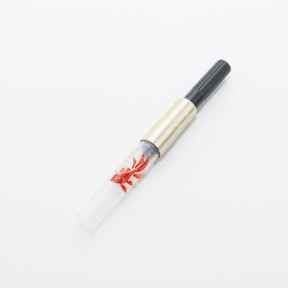 Goldfish, Wajima full Makie gold converter for Sailor pens