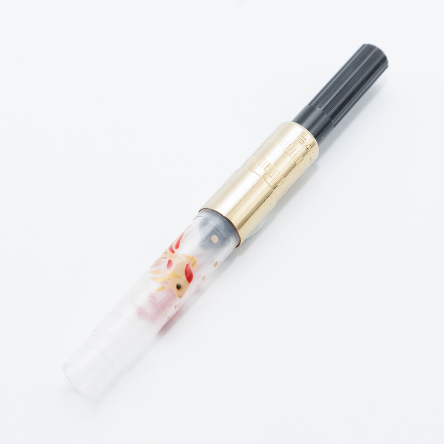 Goldfish, Wajima full Makie gold converter for Sailor pens