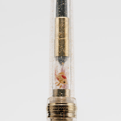 Goldfish, Wajima full Makie gold converter for Sailor pens