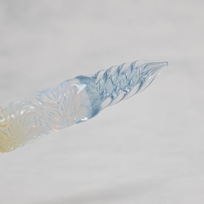 FUJIYAMA BLUE Swell Dual-sided Glass Pen, BUNGUBOX x Synchronicity Glass Art