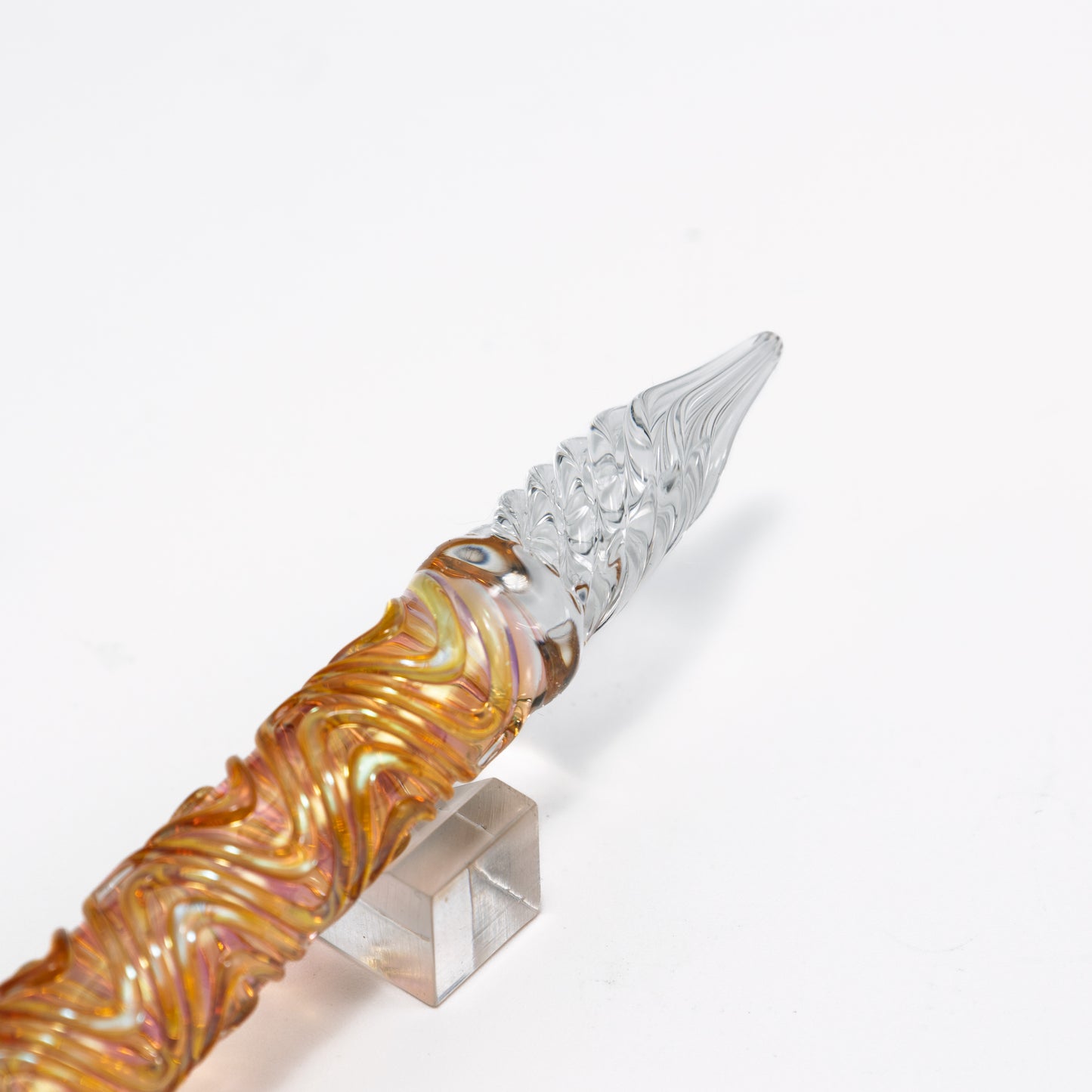 Sweet Potato うねり 二刀流 ガラスペン BUNGUBOX x Synchronicity Glass Art