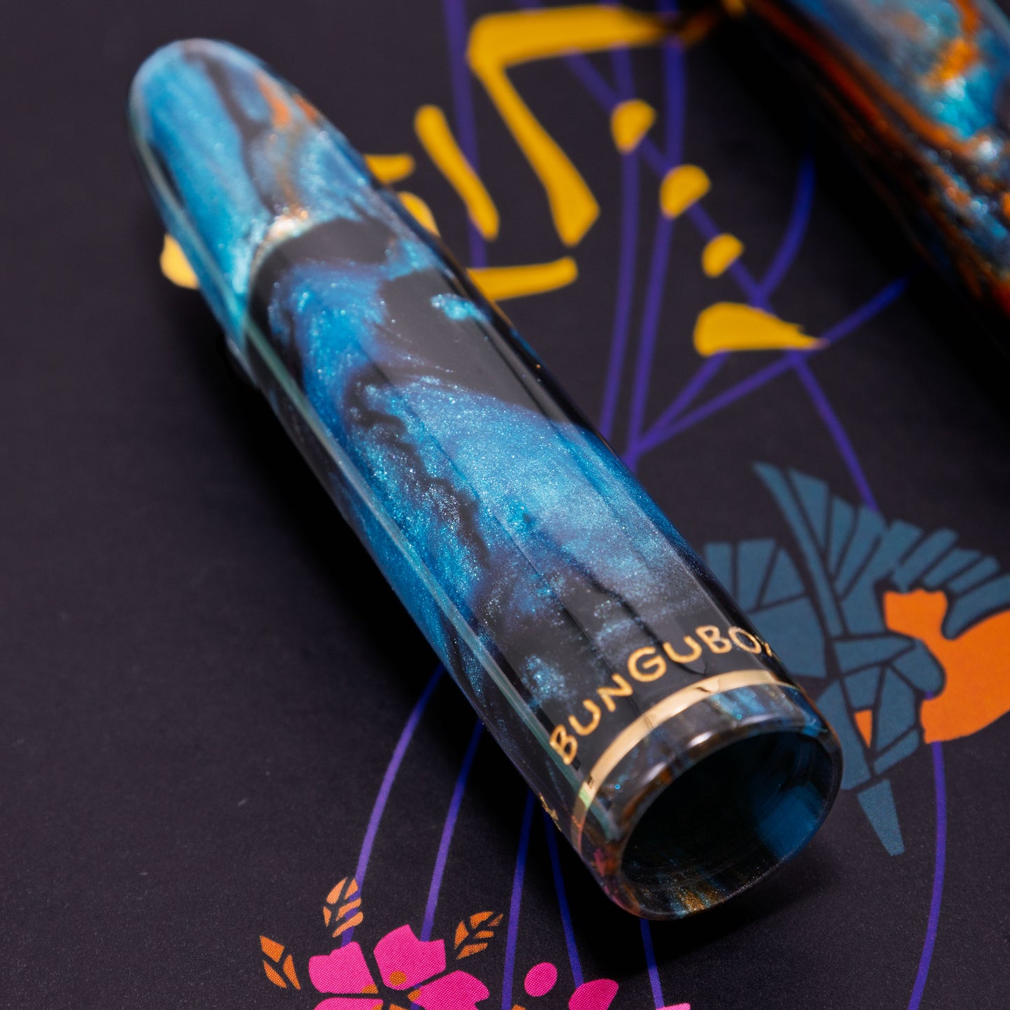 Kachofugetsu - Kingfisher Fountain Pen BUNGUBOX x Esterbrook