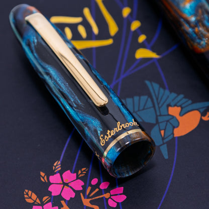 Kachofugetsu - Kingfisher Fountain Pen BUNGUBOX x Esterbrook