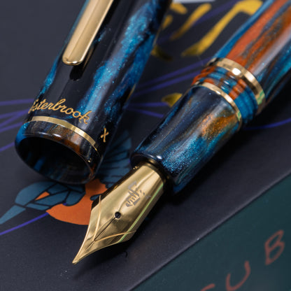Kachofugetsu - Kingfisher Fountain Pen BUNGUBOX x Esterbrook