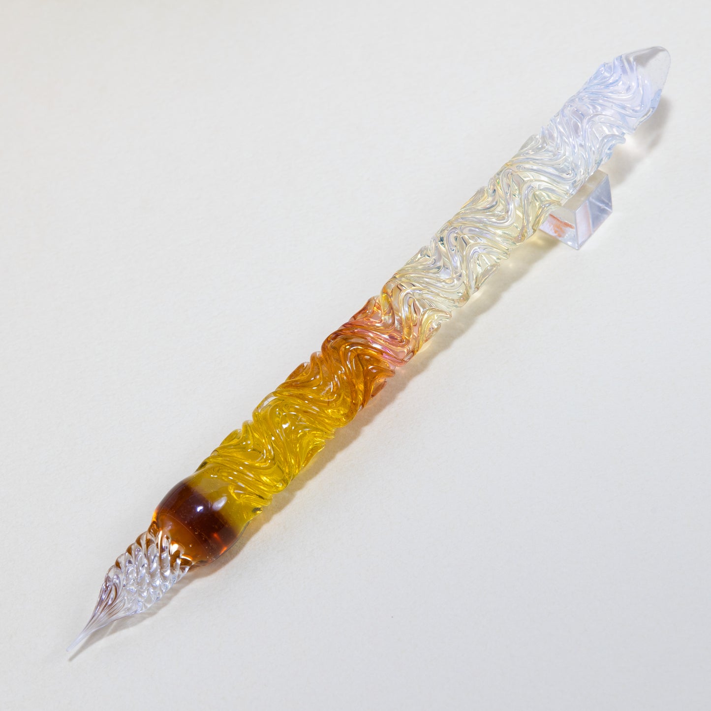 The Sunflowers of Arles Glass Pen, Watercolor version, BUNGUBOX x Synchronicity Glass Art