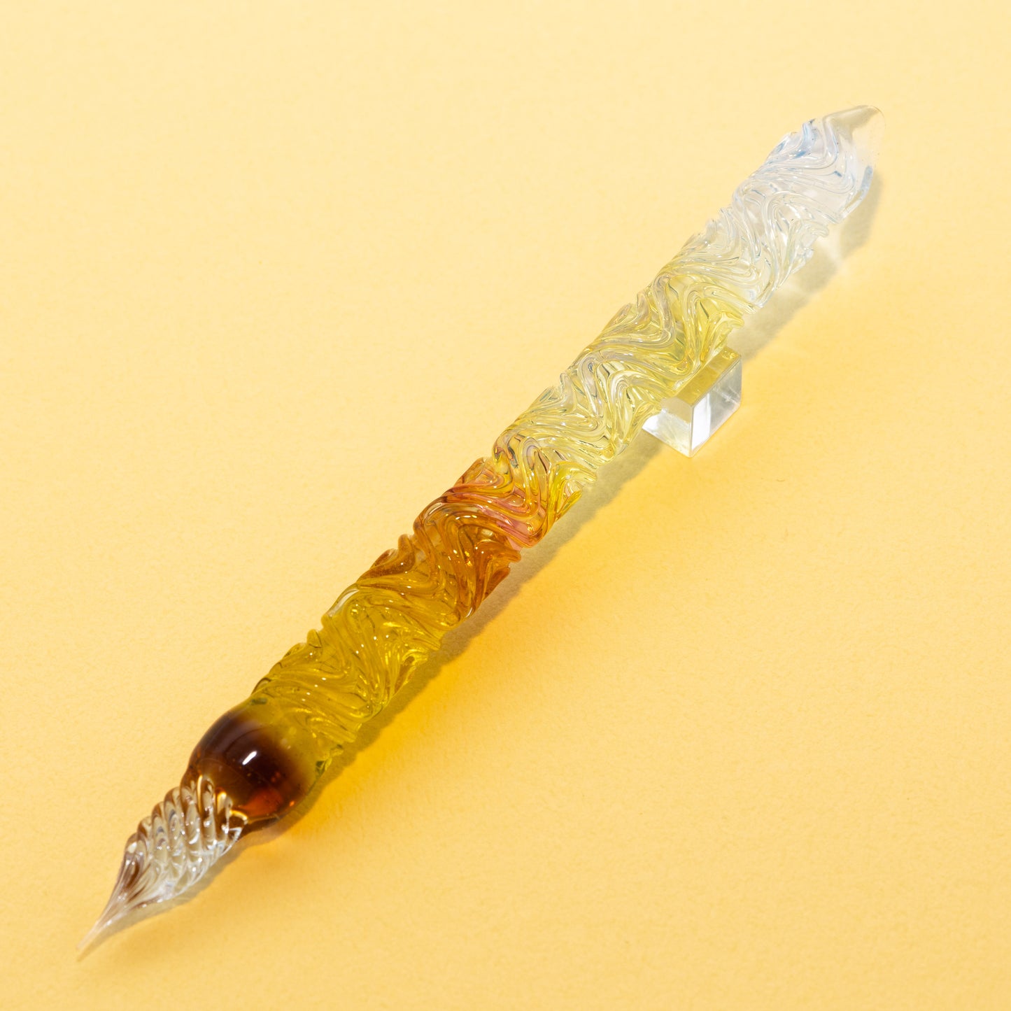 The Sunflowers of Arles Glass Pen, Watercolor version, BUNGUBOX x Synchronicity Glass Art