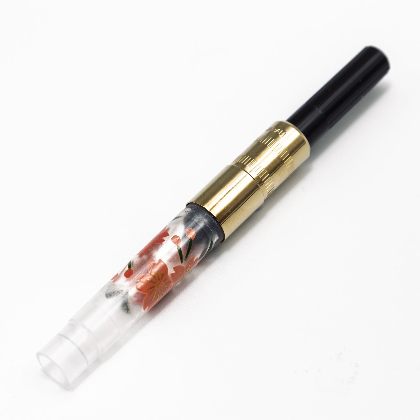 Cherry Blossoms, Wajima full Makie gold converter for Sailor pens