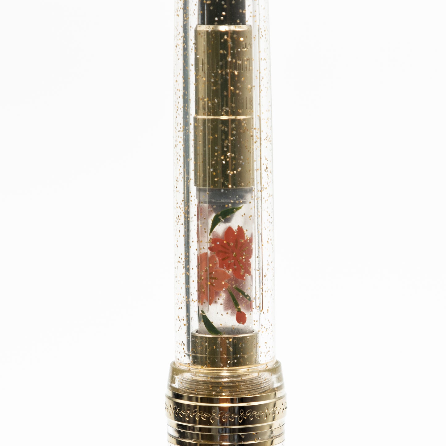 Cherry Blossoms, Wajima full Makie gold converter for Sailor pens