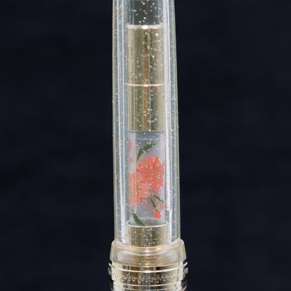Cherry Blossoms, Wajima full Makie gold converter for Sailor pens