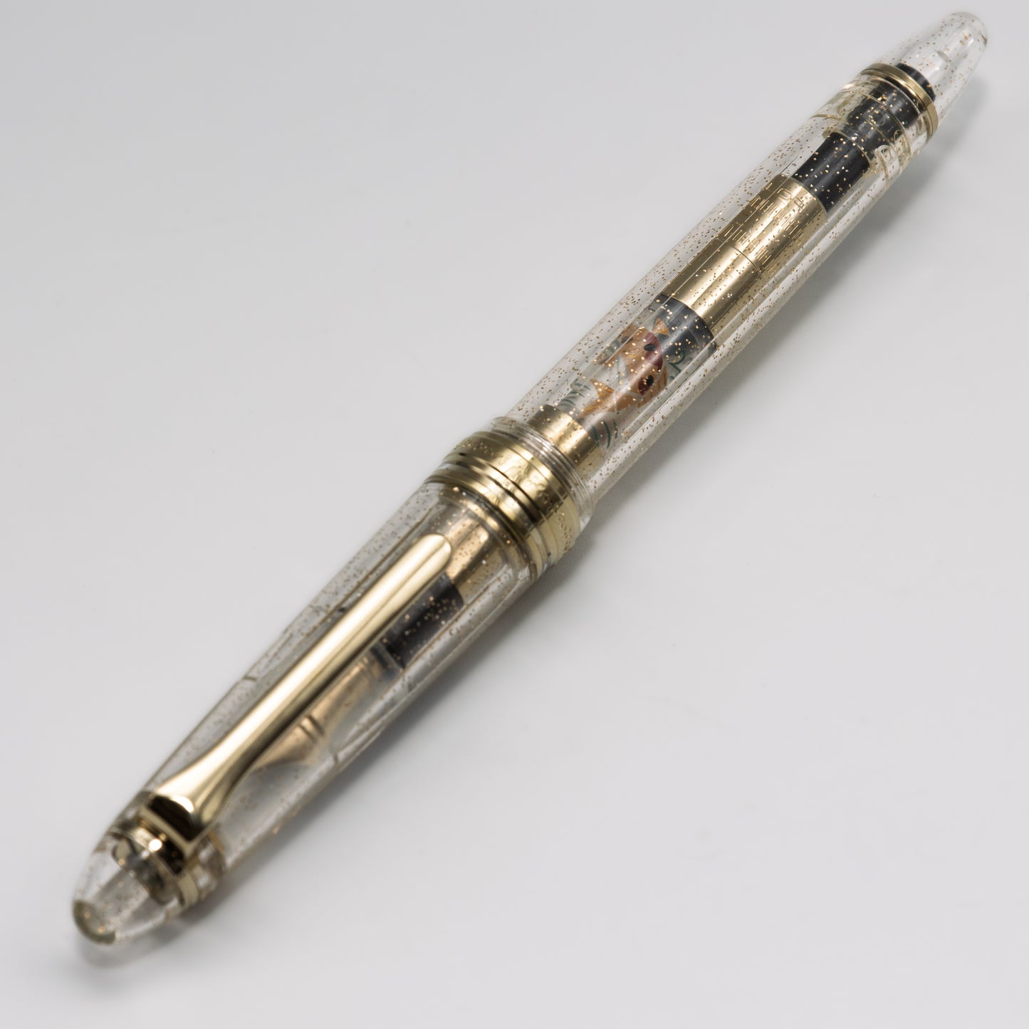 Carp, Wajima full Makie gold converter for Sailor pens