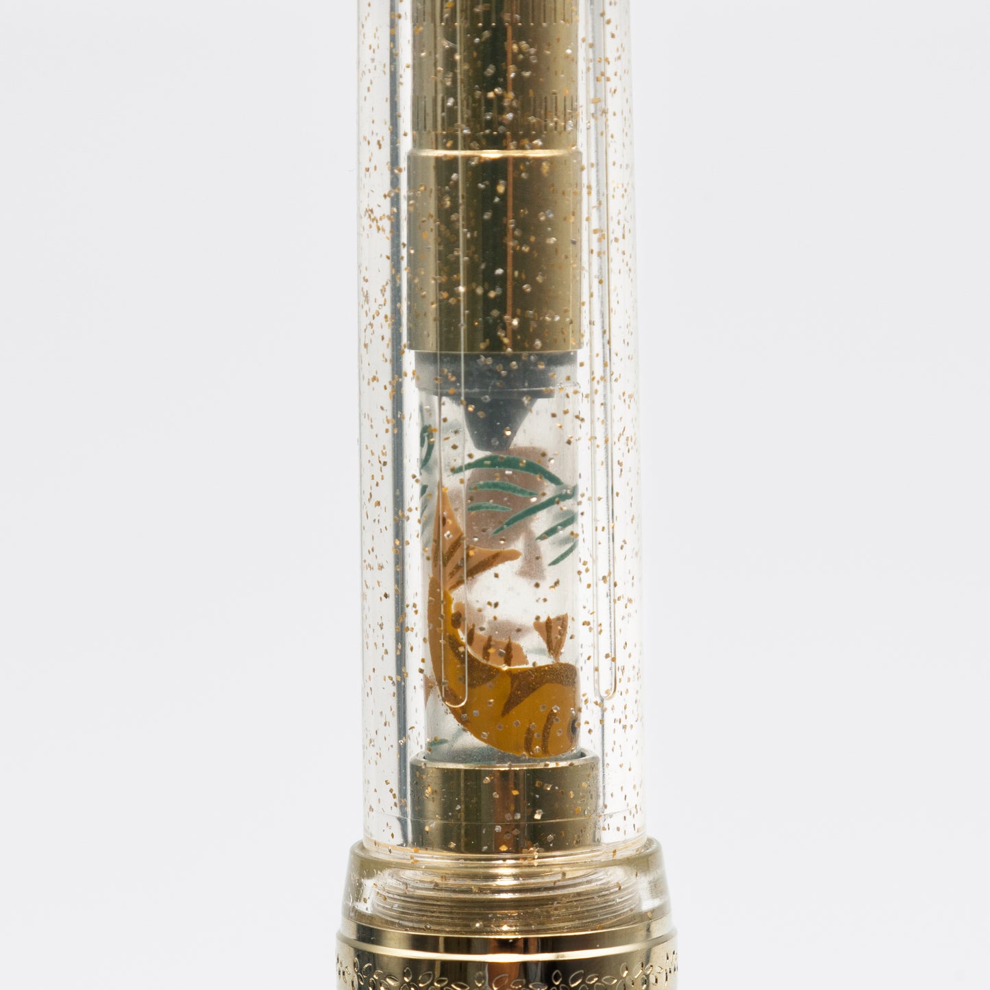 Carp, Wajima full Makie gold converter for Sailor pens