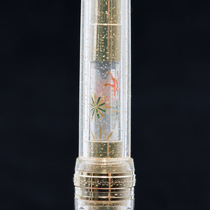 Fireworks, Wajima full Makie gold converter for Sailor pens