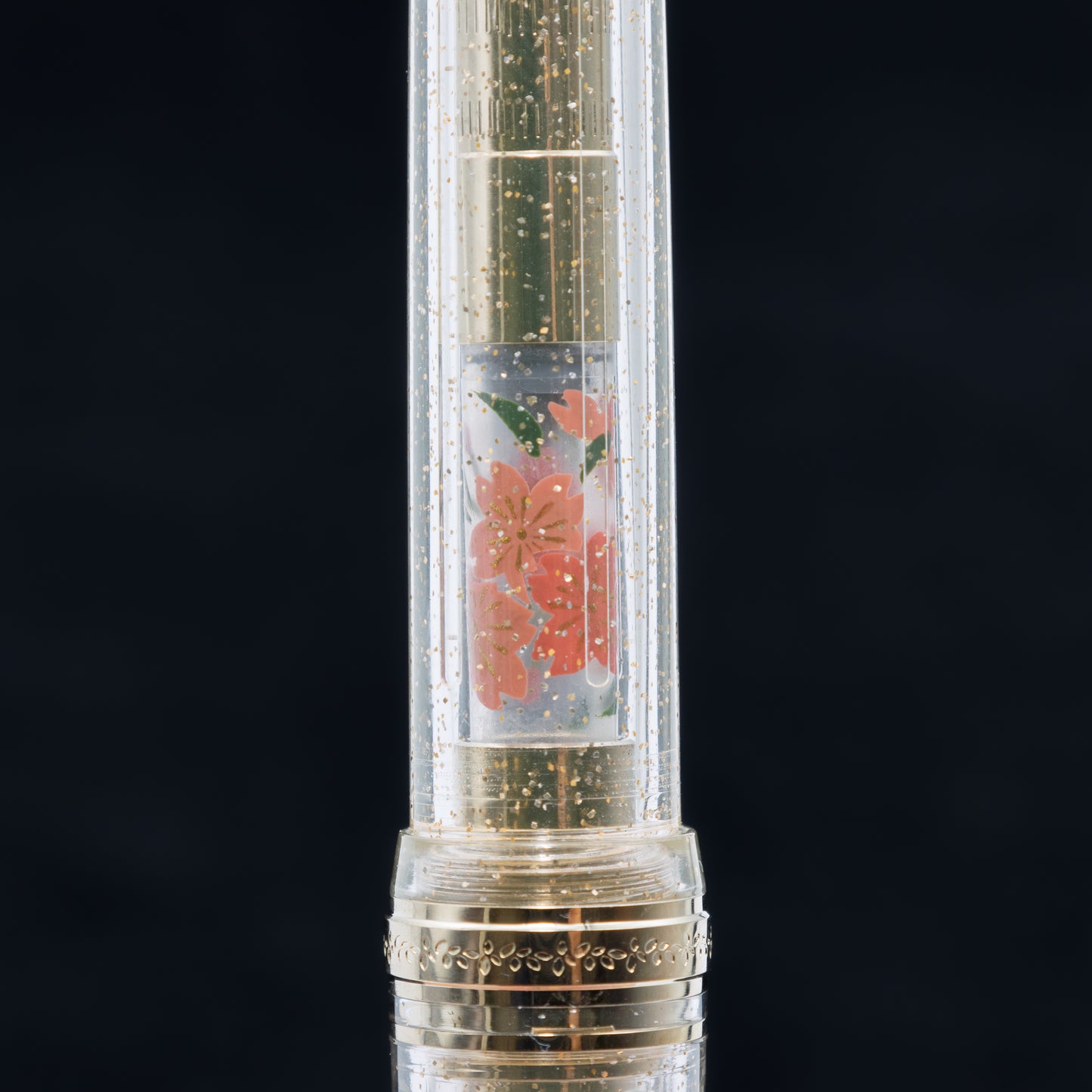Cherry Blossoms, Wajima full Makie gold converter for Sailor pens