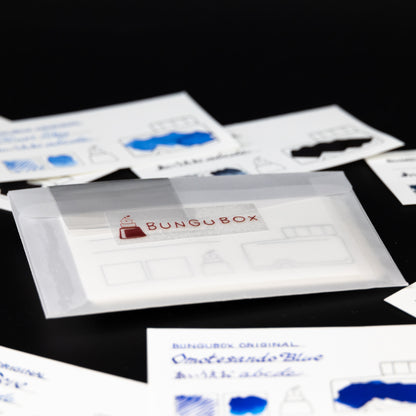 インク色見本カードセット〈青系〉