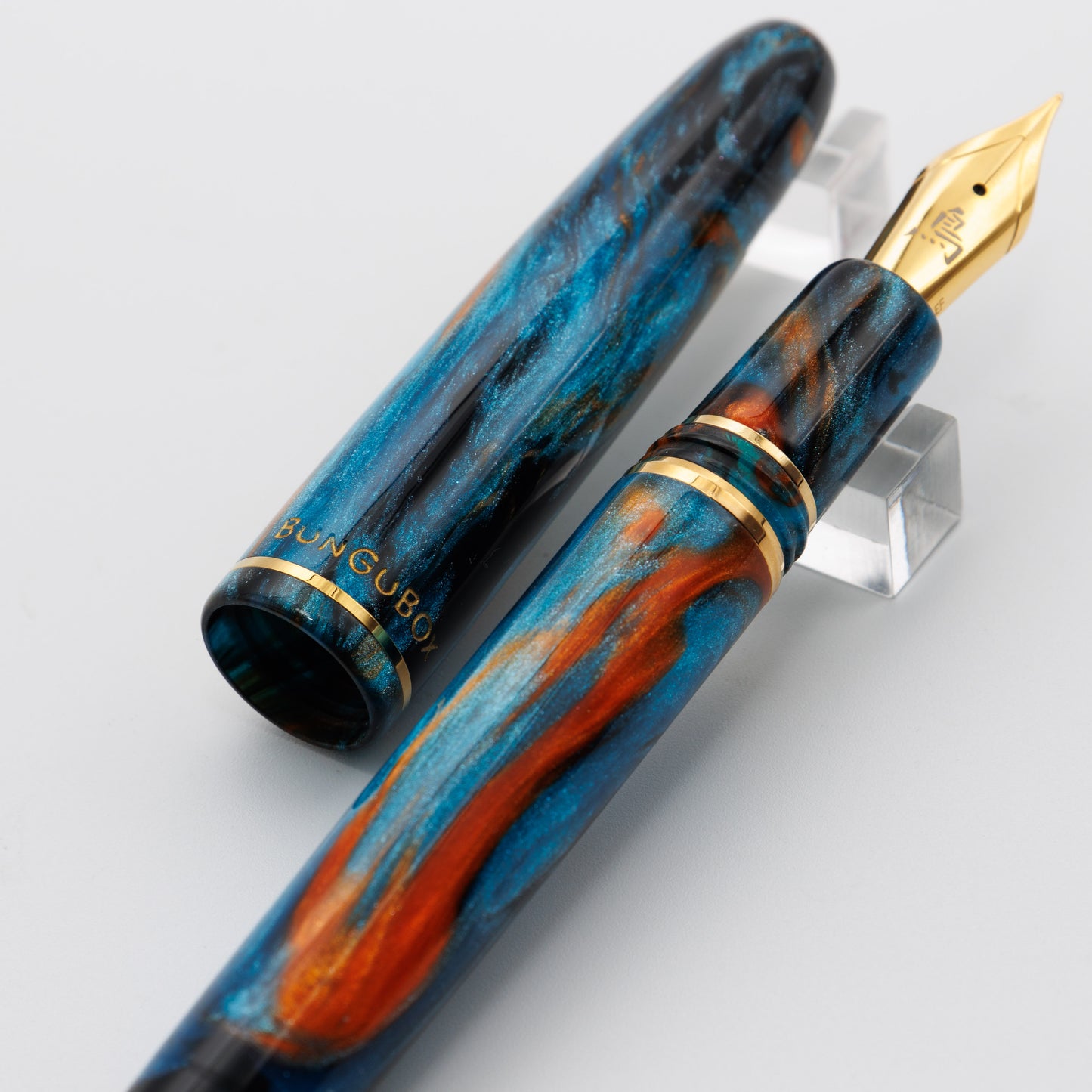 Kachofugetsu - Kingfisher Fountain Pen BUNGUBOX x Esterbrook