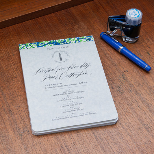 [Yamamoto Paper] Fountain Pen Friendly Paper Collection A5 vol.1