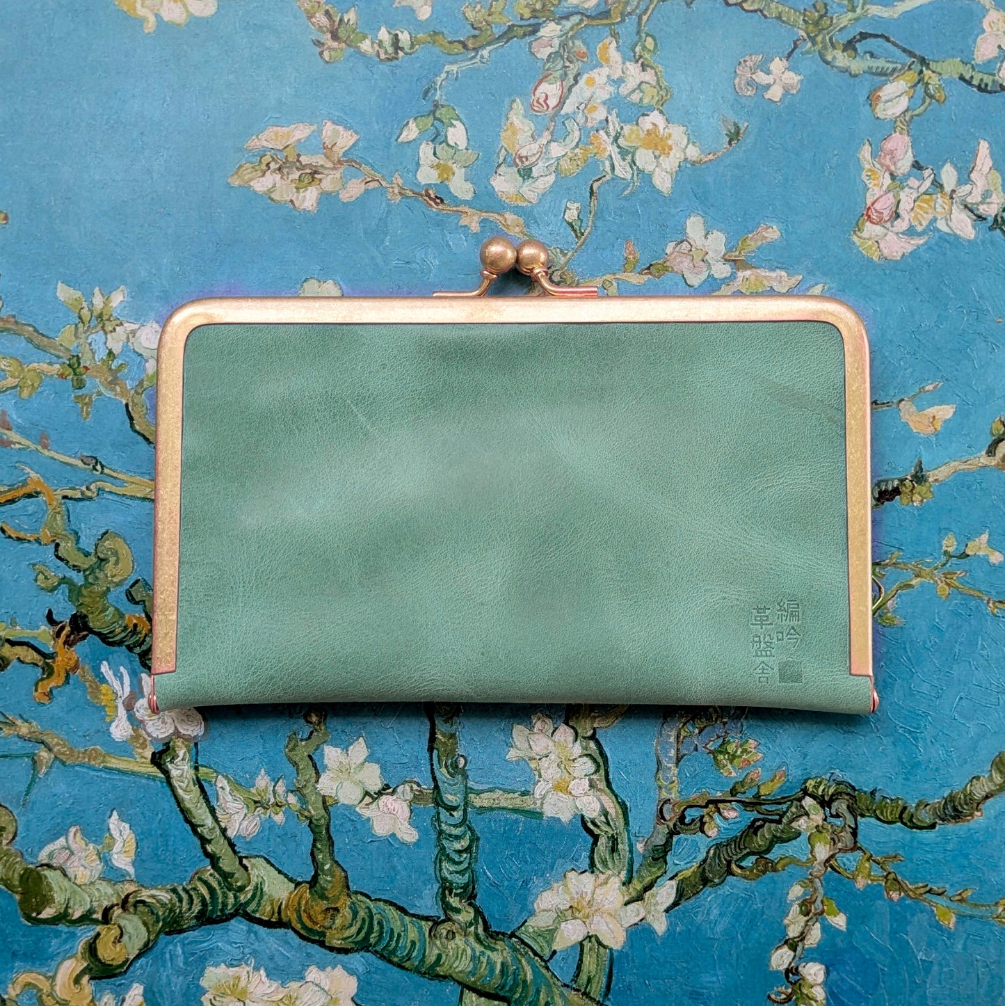 Almond Blossom, Metal Clasp Pen Case for 3 short pens, BUNGUBOX x Penguin Kaban-sha