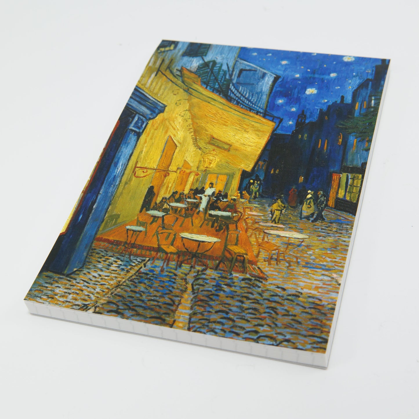 Café Terrace at Night Bumpy Memo Pad for Fountain Pens