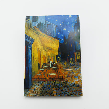 Café Terrace at Night Bumpy Memo Pad for Fountain Pens