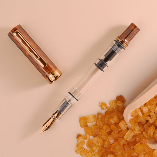 TWSBI ECO Rootbeer with Bronze Fountain Pen