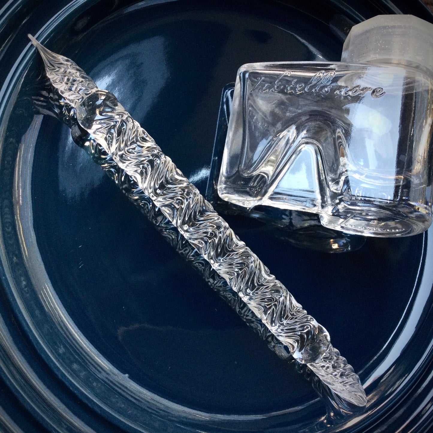 [Synchronicity Glass Art] Glass Pen "Swell dual-sided"