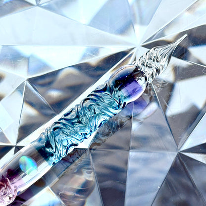 Hydrangea Double-sided Glass Pen, BUNGUBOX x Synchronicity Glass Art