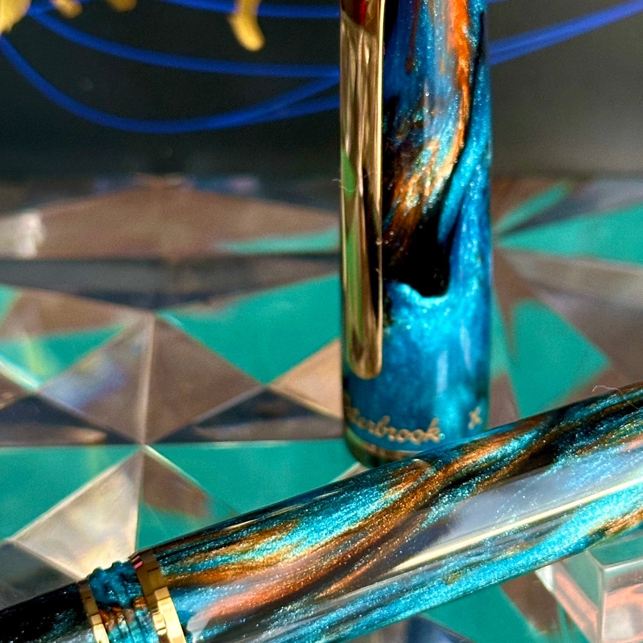 Kachofugetsu - Kingfisher Fountain Pen BUNGUBOX x Esterbrook