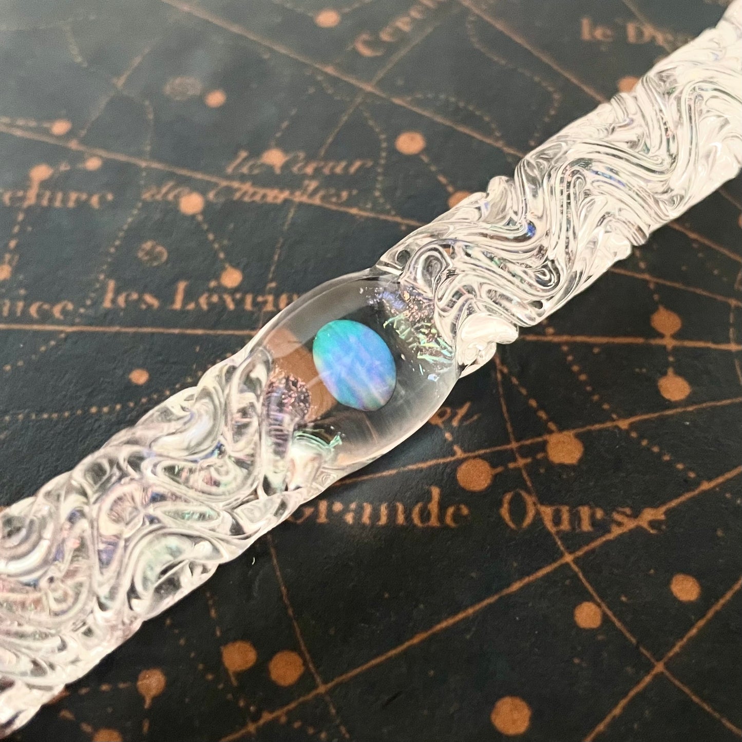 Supernova うねり 二刀流 ガラスペン BUNGUBOX x Synchronicity Glass Art