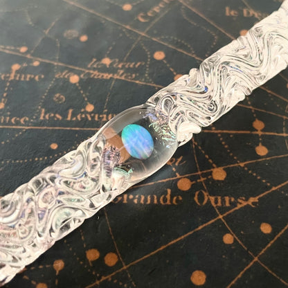 Supernova うねり 二刀流 ガラスペン BUNGUBOX x Synchronicity Glass Art