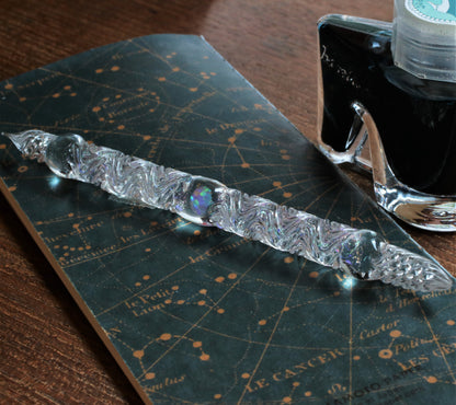 Supernova うねり 二刀流 ガラスペン BUNGUBOX x Synchronicity Glass Art