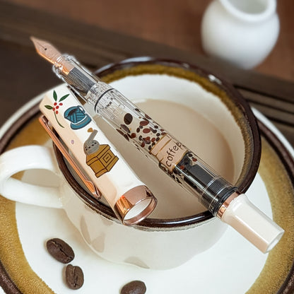 Quartier latin Cafe au lait, Wajima Makie TWSBI ECO