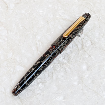 1911 KOP Ebonite Naginata-Togi Fountain Pen "Enryu"