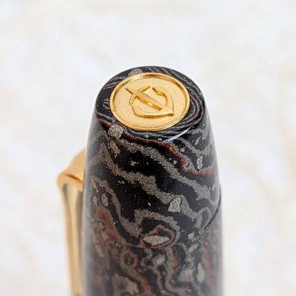 1911 KOP Ebonite Naginata-Togi Fountain Pen "Enryu"