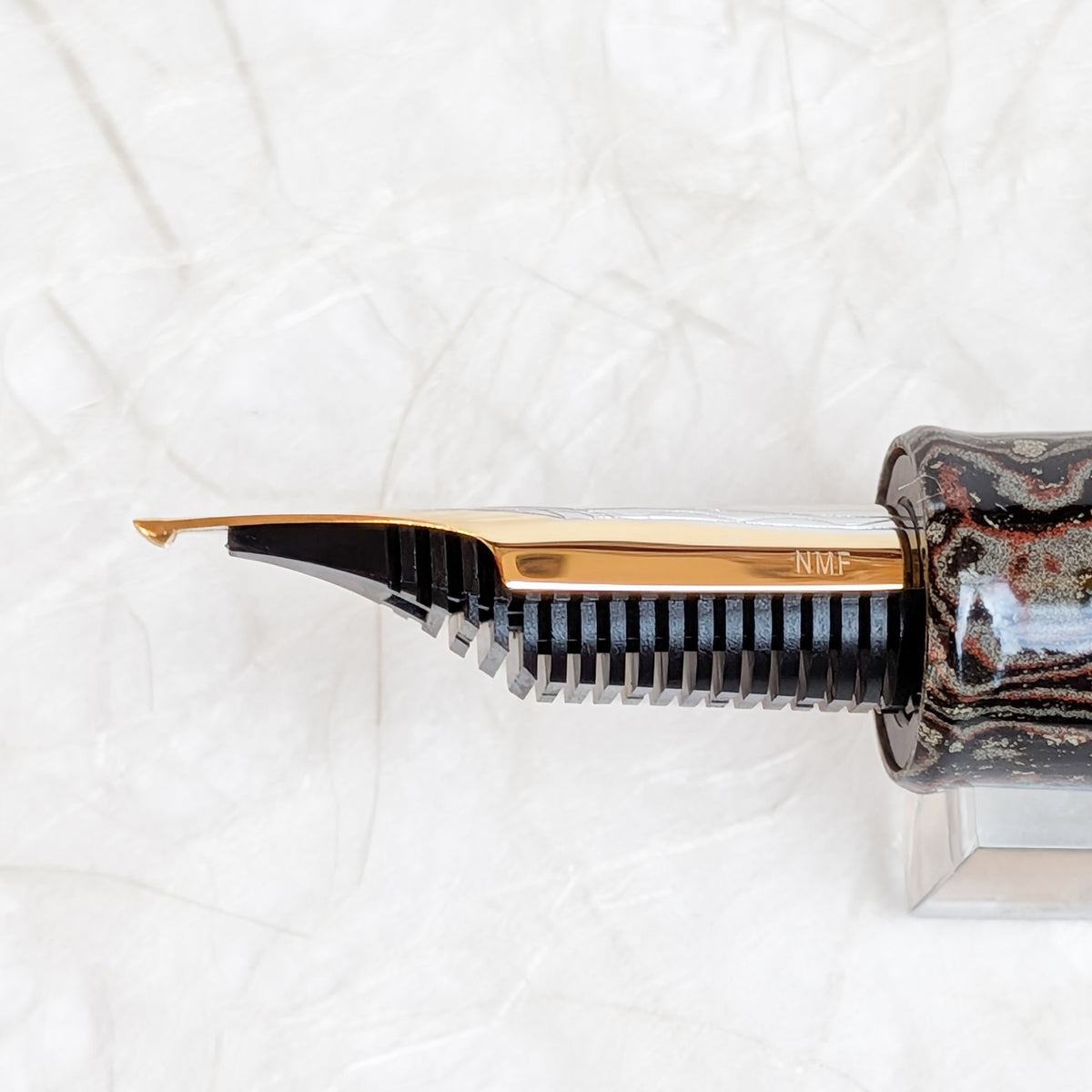 1911 KOP Ebonite Naginata-Togi Fountain Pen "Enryu"